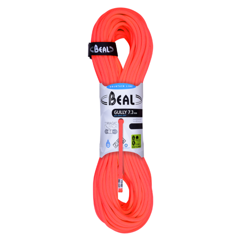 CORDE D’ESCALADE GULLY GOLDEN DRY 7.3MM  – BEAL