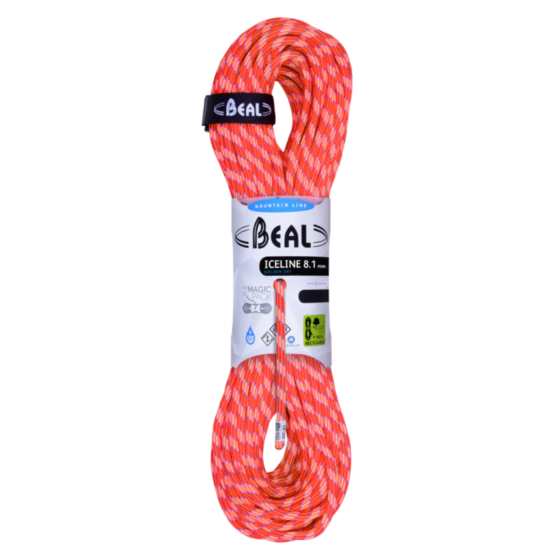 CORDE D’ESCALADE ICE LINE GOLDEN DRY 8.1MM  – BEAL