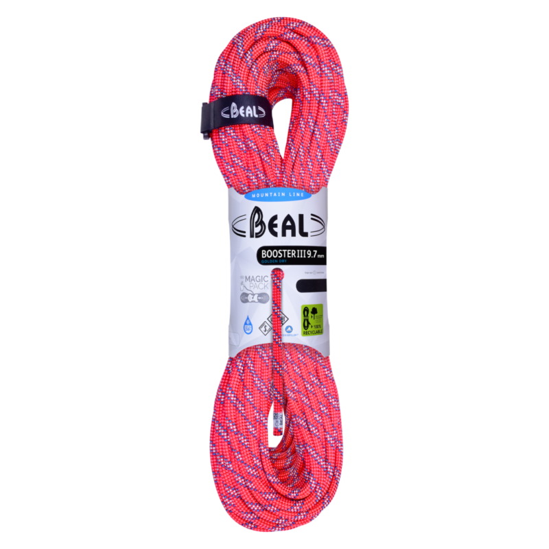 CORDE D'ESCALADE BOOSTER III GOLDEN DRY 9.7MM  - BEAL