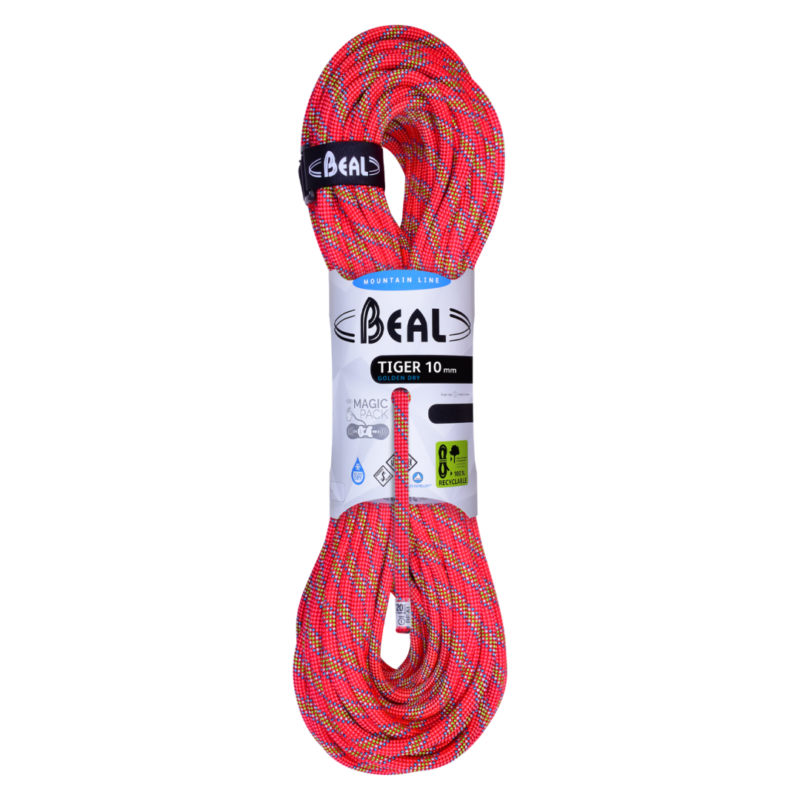 CORDE D'ESCALADE TIGER GOLDEN DRY 10MM  - BEAL