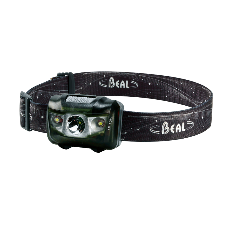 LAMPE FRONTALE FF120 NOIR TRANSPARENT - BEAL